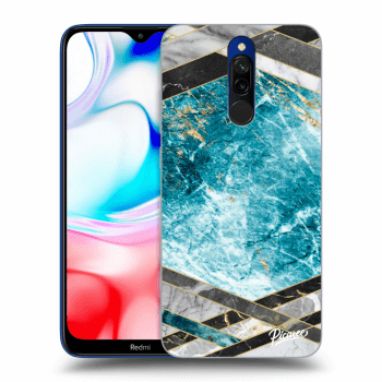 Maskica za Xiaomi Redmi 8 - Blue geometry