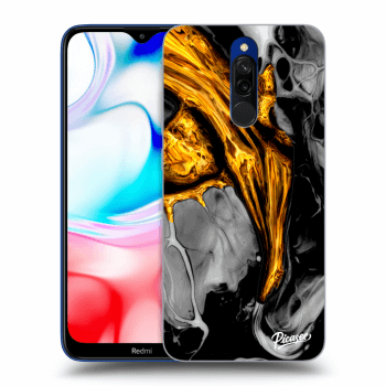 Maskica za Xiaomi Redmi 8 - Black Gold