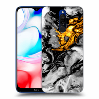 Maskica za Xiaomi Redmi 8 - Black Gold 2