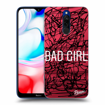 Picasee crna silikonska maskica za Xiaomi Redmi 8 - Bad girl