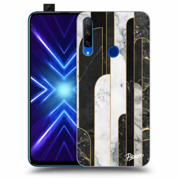 Maskica za Honor 9X - Black & White tile