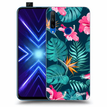 Maskica za Honor 9X - Pink Monstera