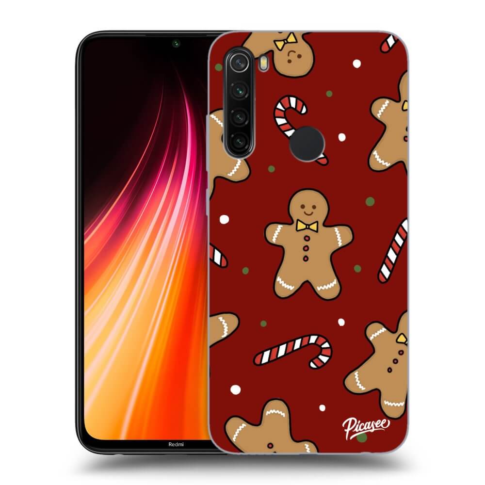 Picasee crna silikonska maskica za Xiaomi Redmi Note 8T - Gingerbread 2