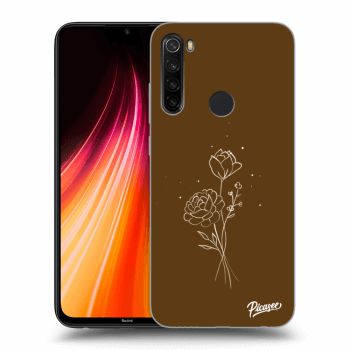Picasee ULTIMATE CASE za Xiaomi Redmi Note 8T - Brown flowers