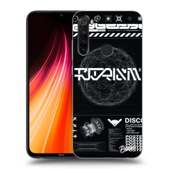 Picasee crna silikonska maskica za Xiaomi Redmi Note 8T - BLACK DISCO