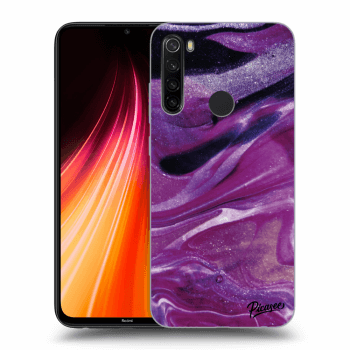 Maskica za Xiaomi Redmi Note 8T - Purple glitter