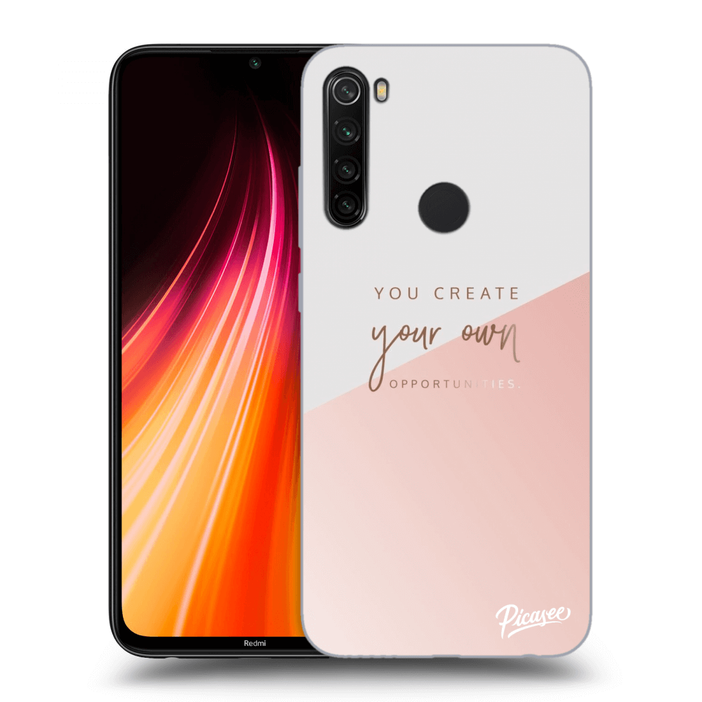 Picasee silikonska prozirna maskica za Xiaomi Redmi Note 8T - You create your own opportunities