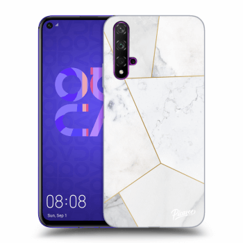 Maskica za Huawei Nova 5T - White tile