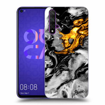 Maskica za Huawei Nova 5T - Black Gold 2