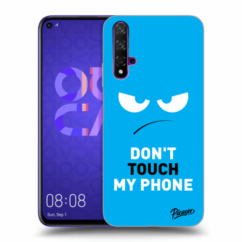 Maskica za Huawei Nova 5T - Angry Eyes - Blue