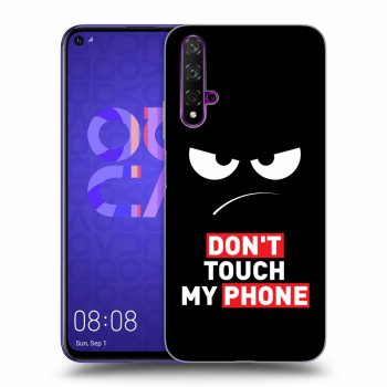 Maskica za Huawei Nova 5T - Angry Eyes - Transparent