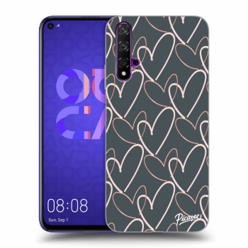 Picasee silikonska prozirna maskica za Huawei Nova 5T - Lots of love