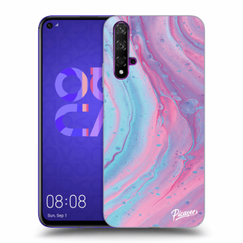 Maskica za Huawei Nova 5T - Pink liquid