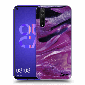 Maskica za Huawei Nova 5T - Purple glitter