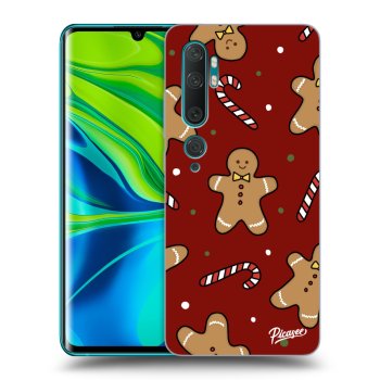 Picasee crna silikonska maskica za Xiaomi Mi Note 10 (Pro) - Gingerbread 2