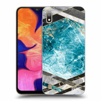 Maskica za Samsung Galaxy A10 A105F - Blue geometry