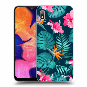 Maskica za Samsung Galaxy A10 A105F - Pink Monstera