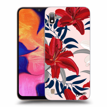 Maskica za Samsung Galaxy A10 A105F - Red Lily