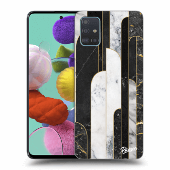 Maskica za Samsung Galaxy A51 A515F - Black & White tile