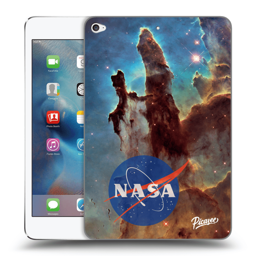 Picasee crna silikonska maskica za Apple iPad mini 4 - Eagle Nebula
