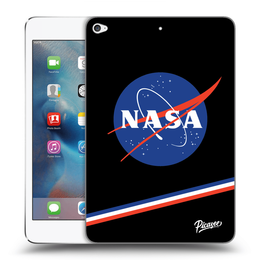 Picasee crna silikonska maskica za Apple iPad mini 4 - NASA Original