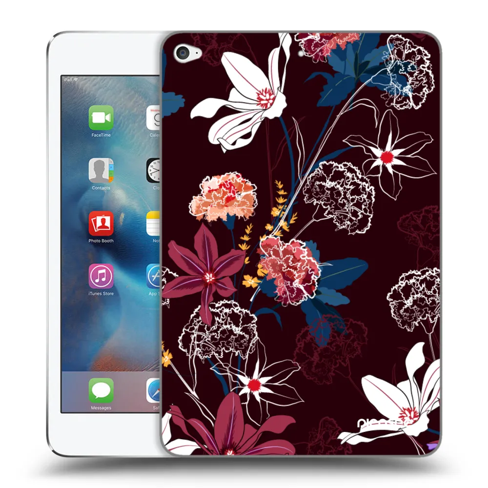 Picasee silikonska prozirna maskica za Apple iPad mini 4 - Dark Meadow
