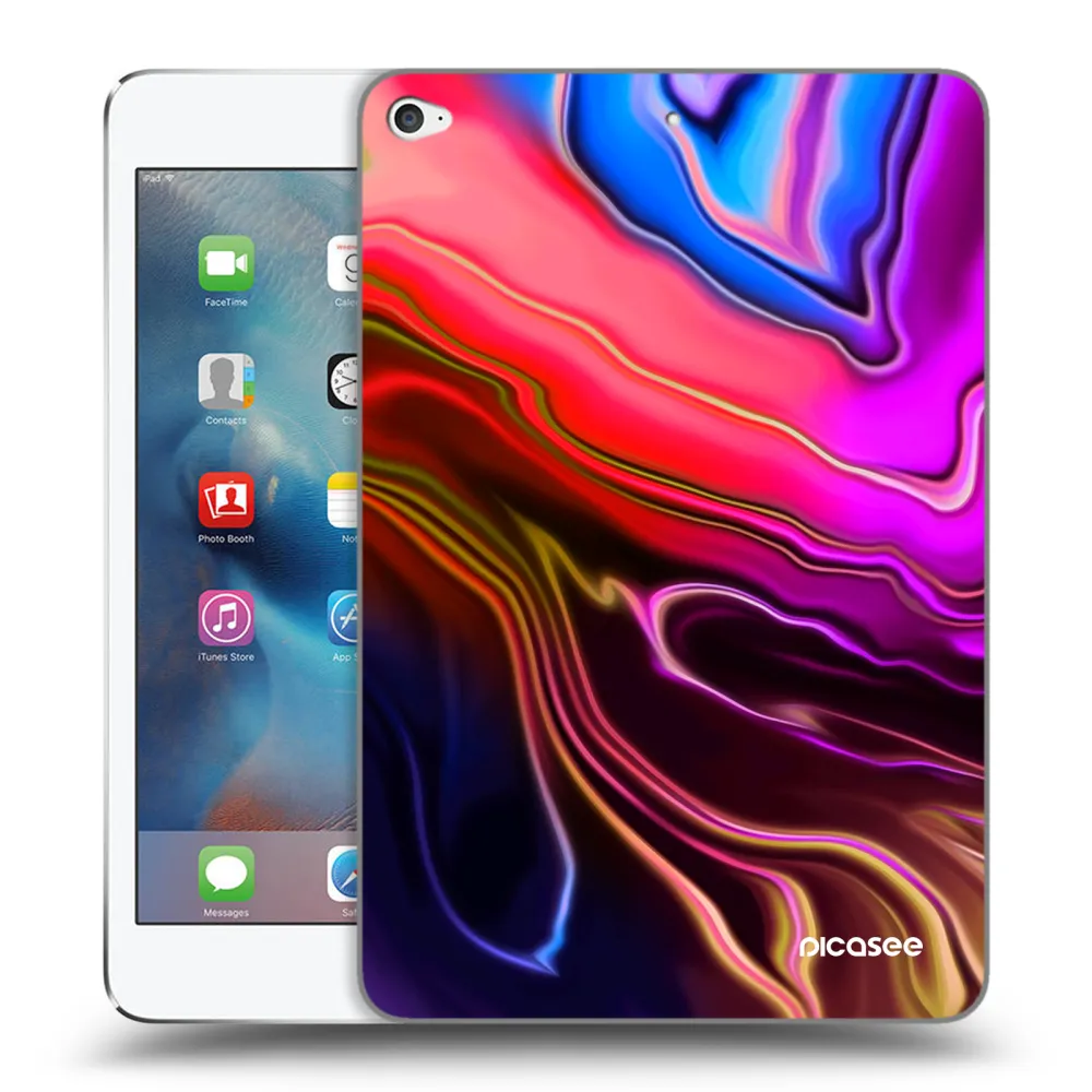 Picasee silikonska prozirna maskica za Apple iPad mini 4 - Electric