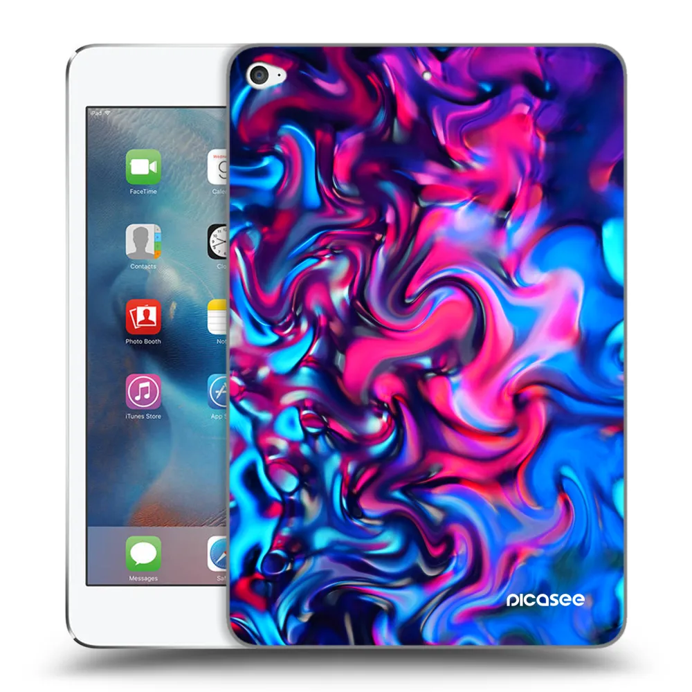 Picasee silikonska prozirna maskica za Apple iPad mini 4 - Redlight