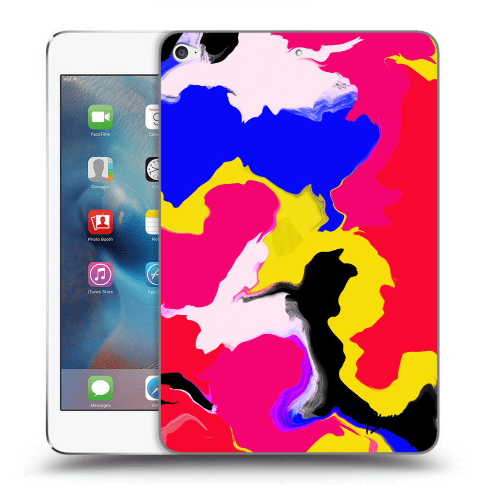 Picasee silikonska prozirna maskica za Apple iPad mini 4 - Watercolor