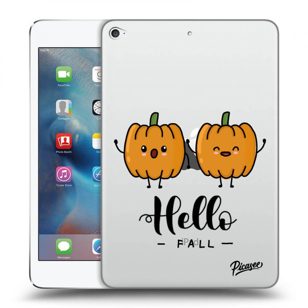 Picasee silikonska prozirna maskica za Apple iPad mini 4 - Hallo Fall