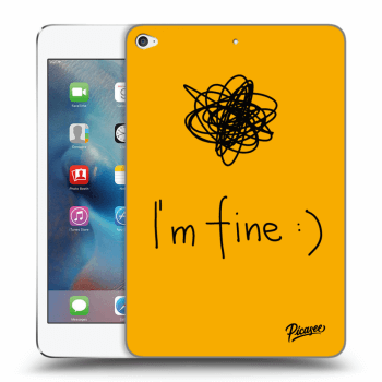 Picasee silikonska prozirna maskica za Apple iPad mini 4 - I am fine