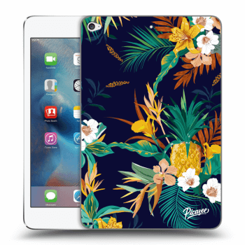 Picasee silikonska prozirna maskica za Apple iPad mini 4 - Pineapple Color