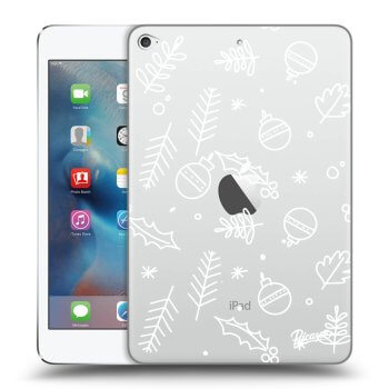 Picasee silikonska prozirna maskica za Apple iPad mini 4 - Mistletoe