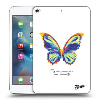 Picasee silikonska prozirna maskica za Apple iPad mini 4 - Diamanty White