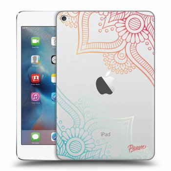 Picasee silikonska prozirna maskica za Apple iPad mini 4 - Flowers pattern