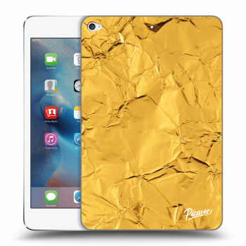 Picasee silikonska prozirna maskica za Apple iPad mini 4 - Gold