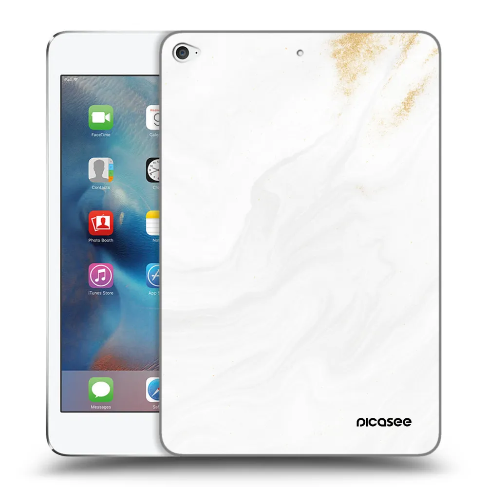 Picasee silikonska prozirna maskica za Apple iPad mini 4 - White