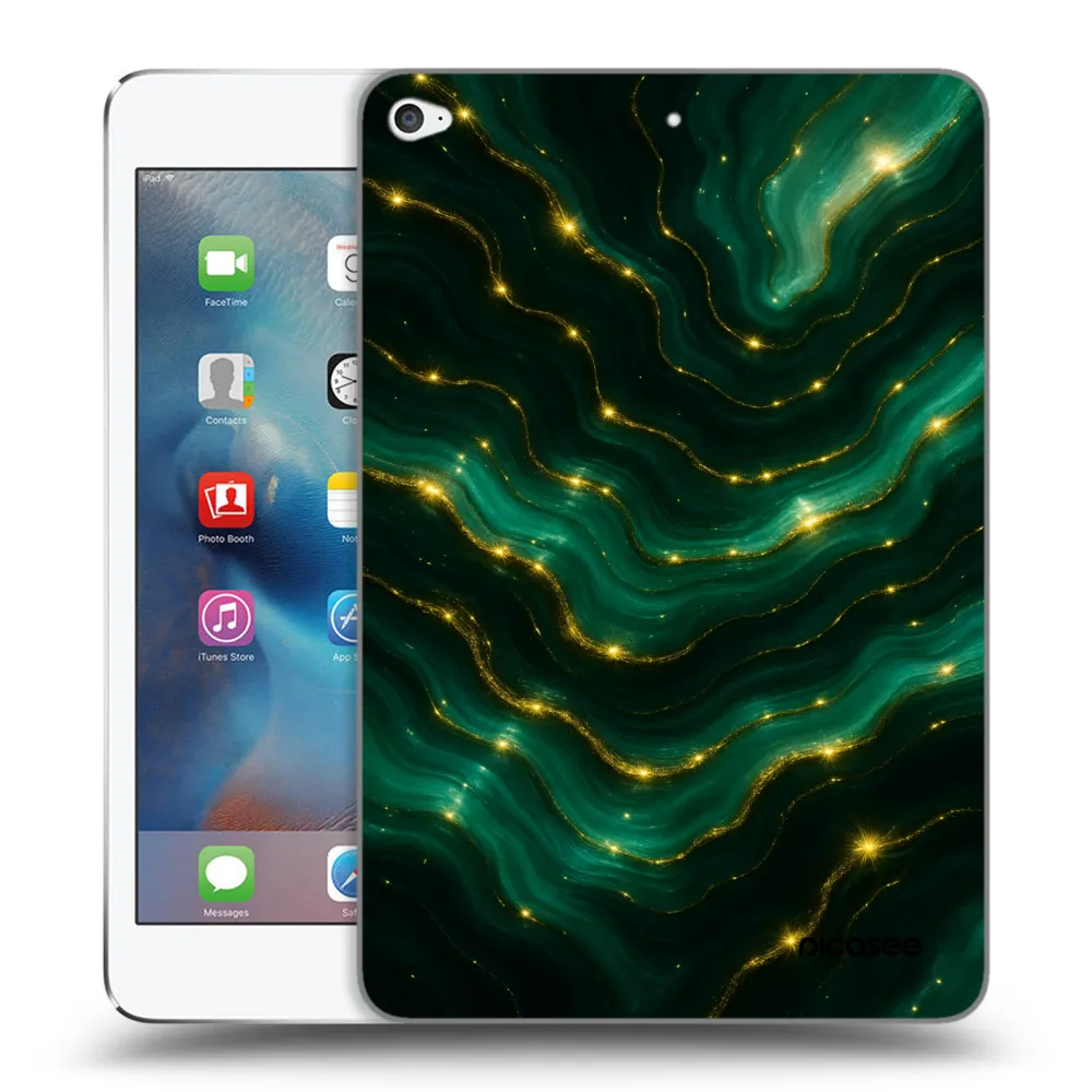 Picasee silikonska prozirna maskica za Apple iPad mini 4 - Emerald