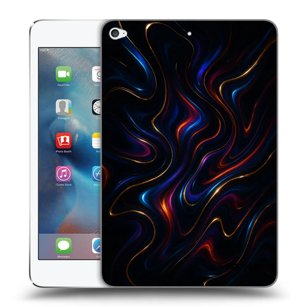 Picasee silikonska prozirna maskica za Apple iPad mini 4 - Noir