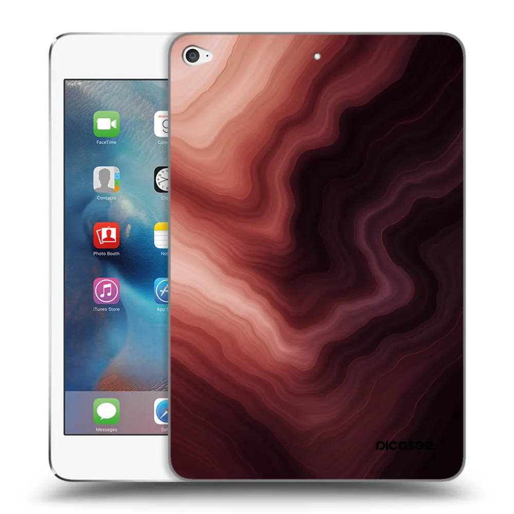 Picasee silikonska prozirna maskica za Apple iPad mini 4 - Rouge