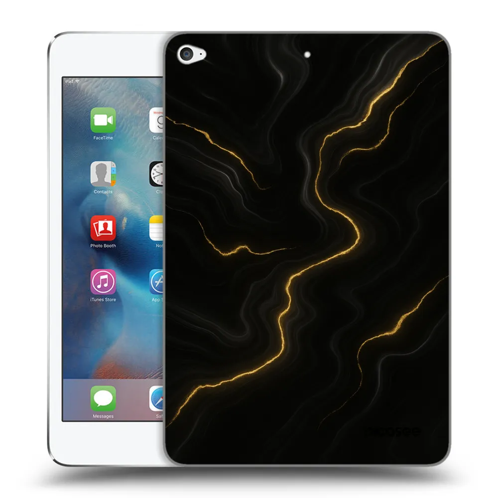 Picasee silikonska prozirna maskica za Apple iPad mini 4 - Thunder