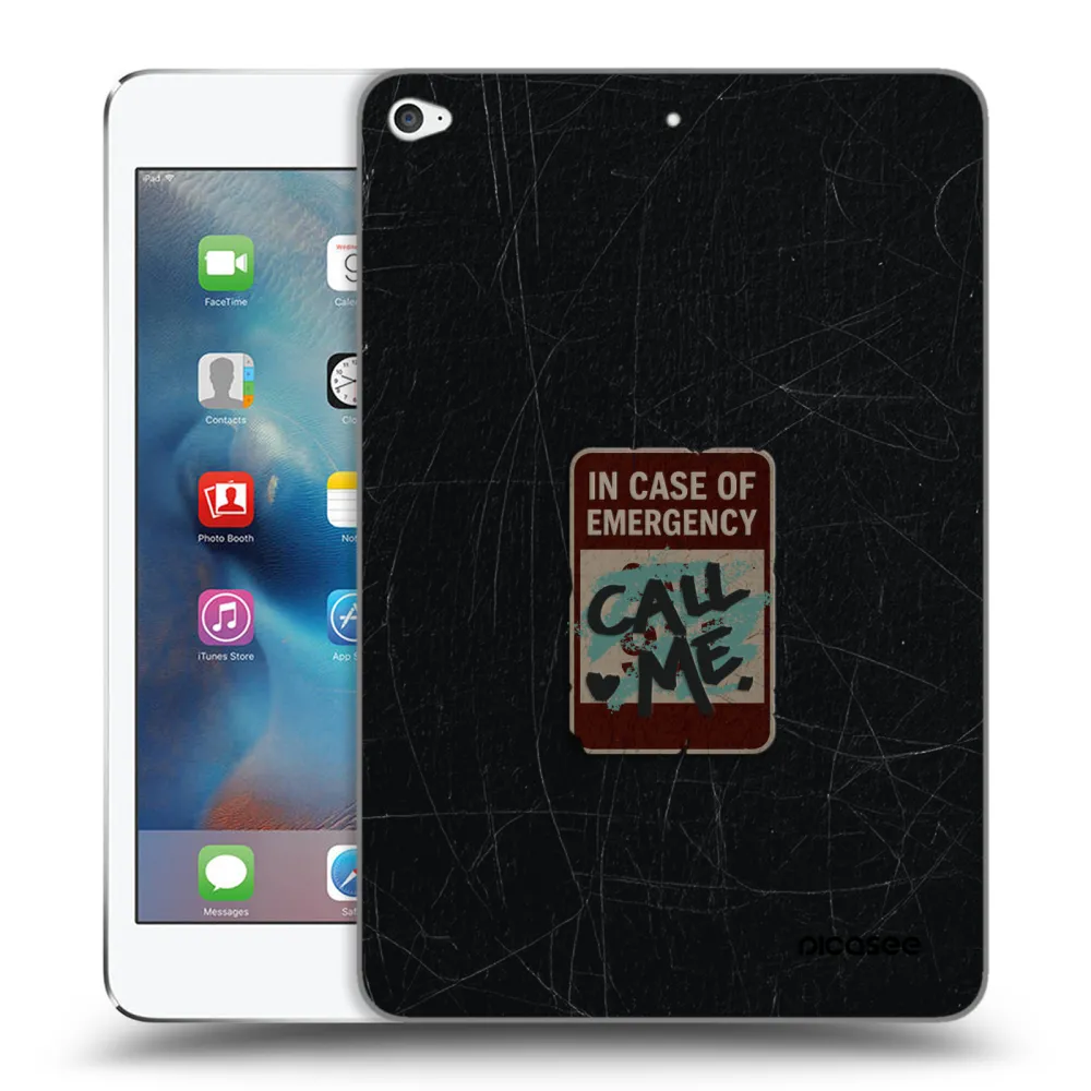 Picasee silikonska prozirna maskica za Apple iPad mini 4 - EMERGENCY