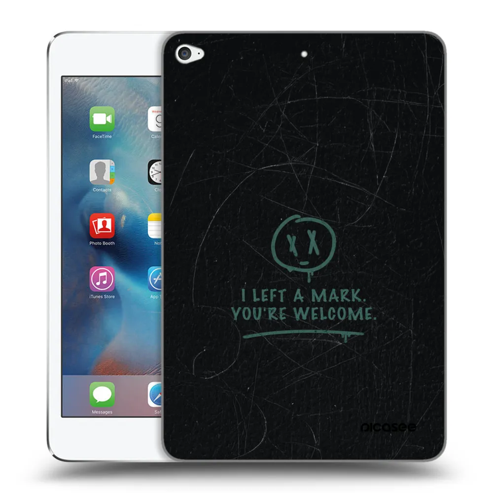 Picasee silikonska prozirna maskica za Apple iPad mini 4 - LEFT A MARK