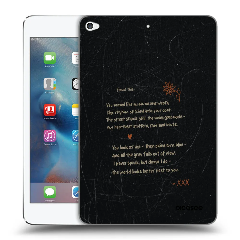 Picasee silikonska prozirna maskica za Apple iPad mini 4 - POET
