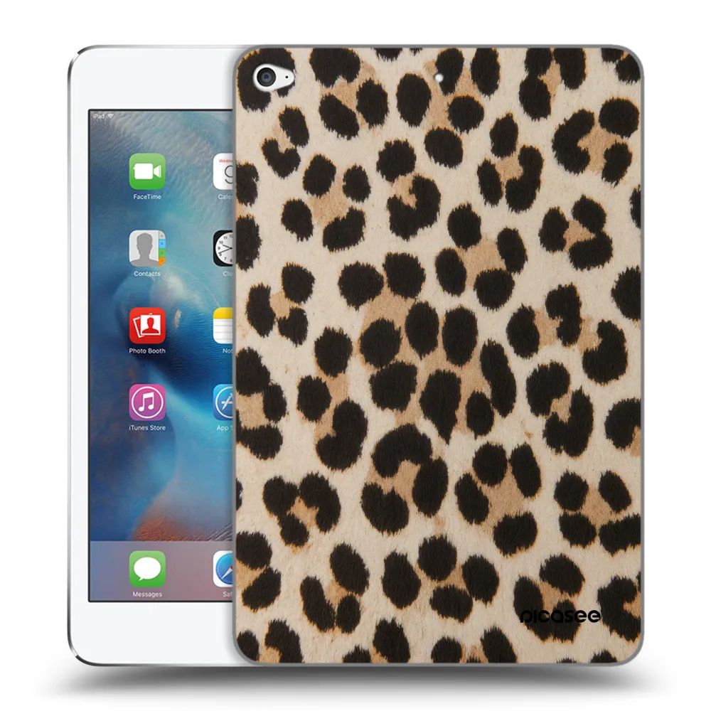 Picasee silikonska prozirna maskica za Apple iPad mini 4 - Brown Tiger
