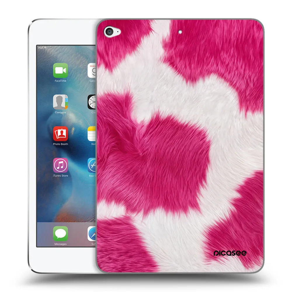 Picasee silikonska prozirna maskica za Apple iPad mini 4 - Pink Moo