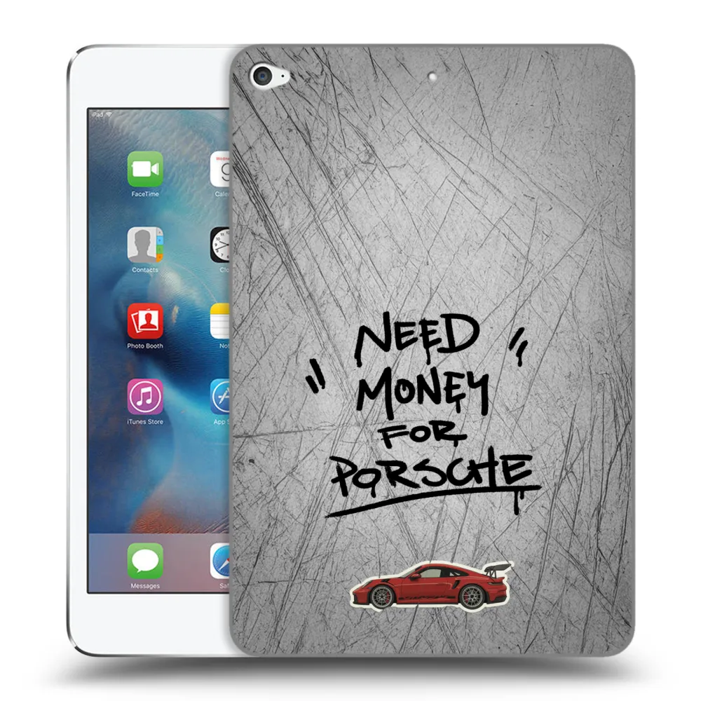 Picasee silikonska prozirna maskica za Apple iPad mini 4 - Grey Drift