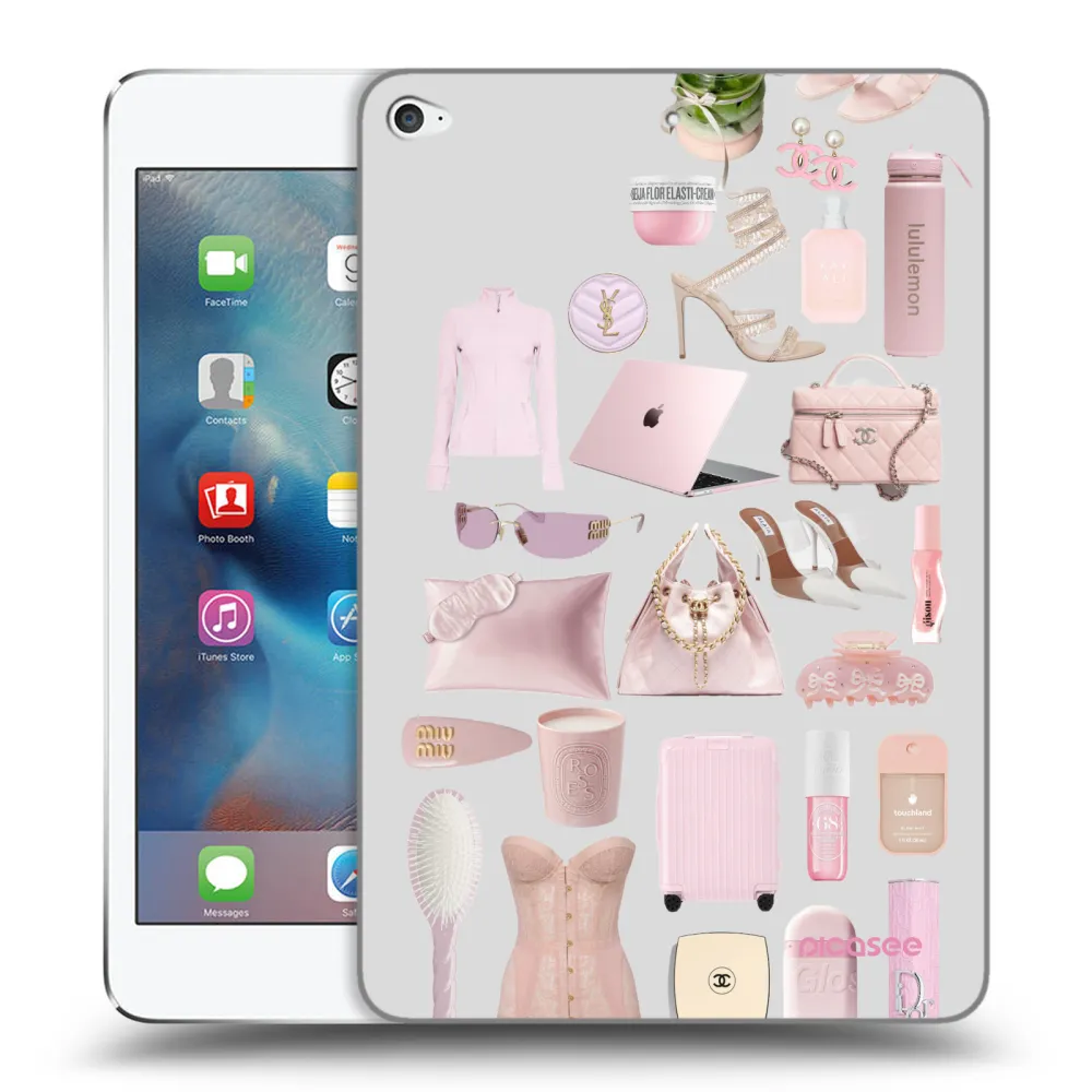 Picasee silikonska prozirna maskica za Apple iPad mini 4 - Glam Babe