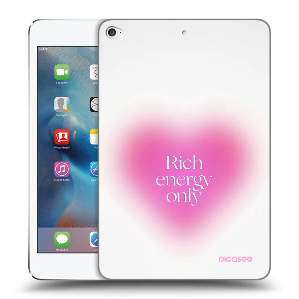 Picasee silikonska prozirna maskica za Apple iPad mini 4 - Rich Energy