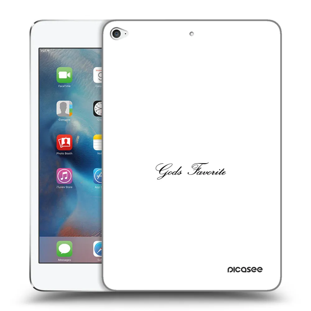 Picasee silikonska prozirna maskica za Apple iPad mini 4 - Gods Favorite